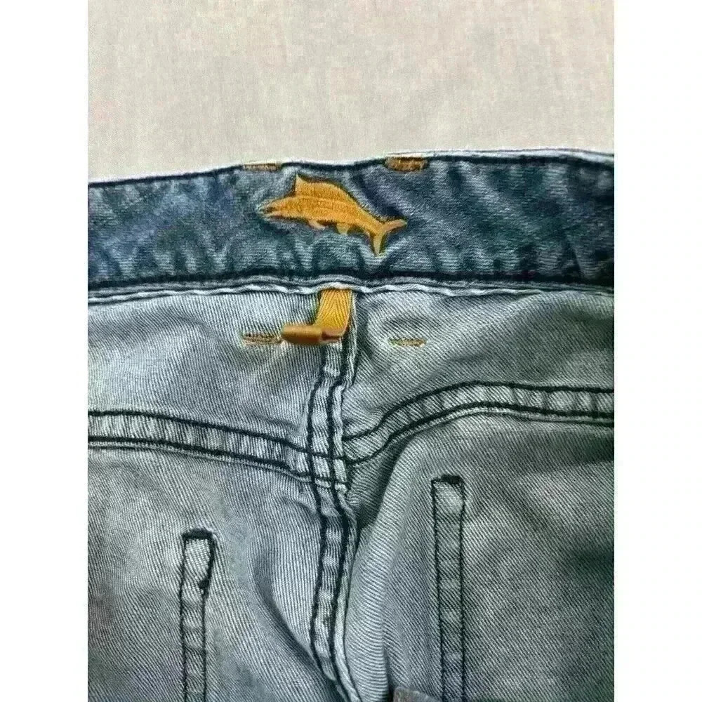Tommy Bahama Authentic Mens Denim Jeans Size 34x34 Medium Wash Blue 32x27 Actual - Picture 5 of 8